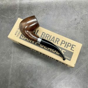 Tẩu Saint Claude Sterling Ring Bent Billiard Smooth